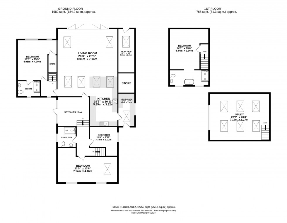 Floorplan for Lymewood Drive, Disley