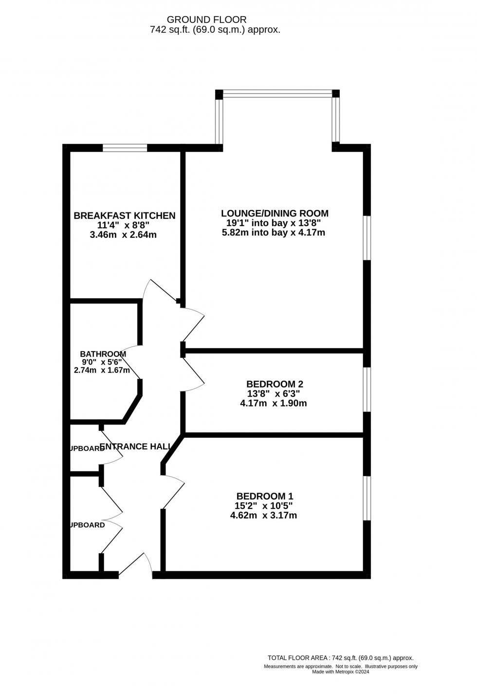 Floorplan for Cottage Lawns, Heyes Lane, Alderley Edge