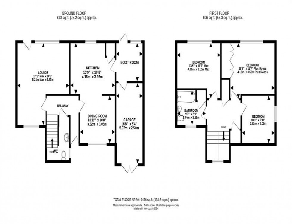 Floorplan for Weygates Drive, Hale Barns, Altrincham