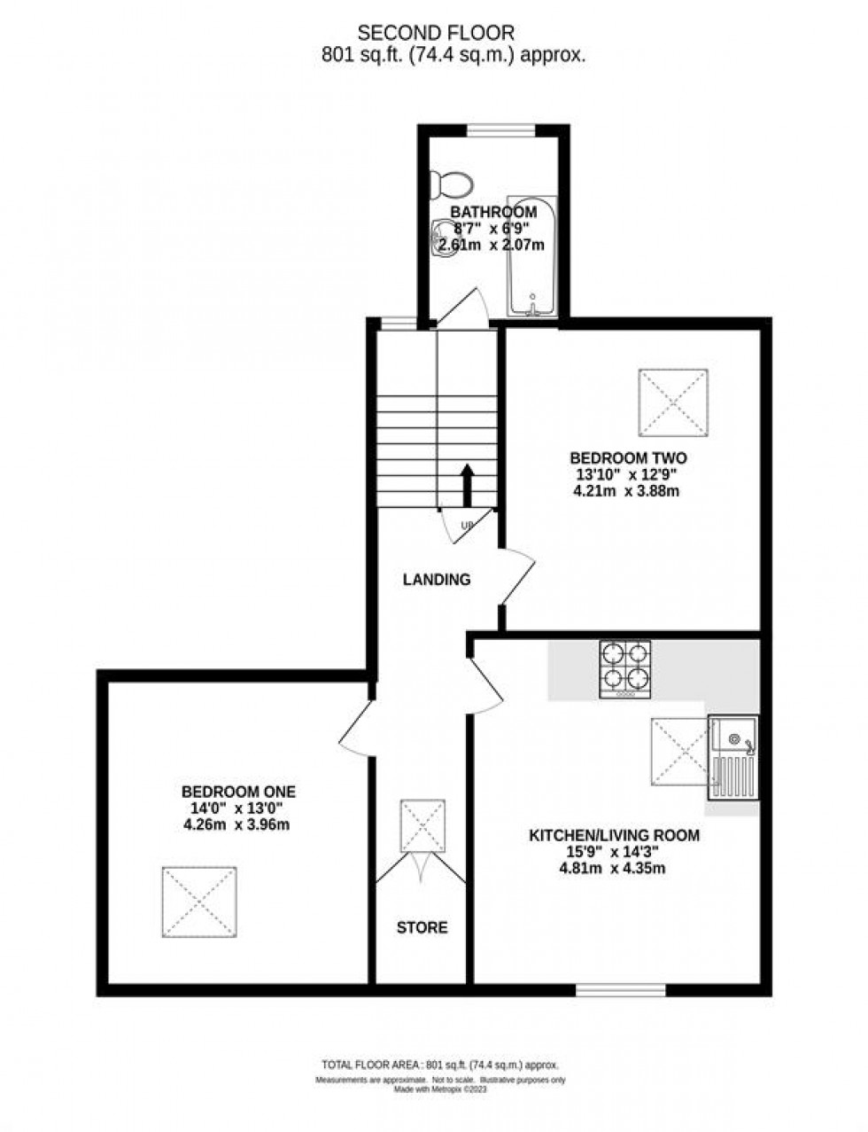 Floorplan for Heaton Moor Road, Stockport