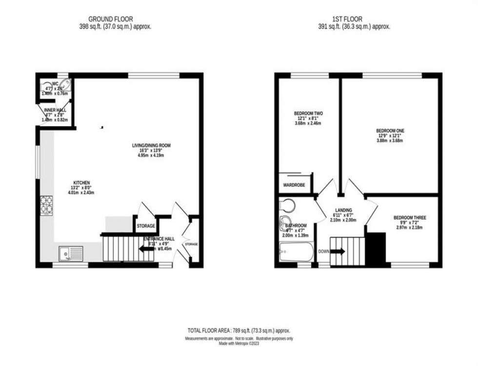 Floorplan for Hurstbank Avenue, Burnage