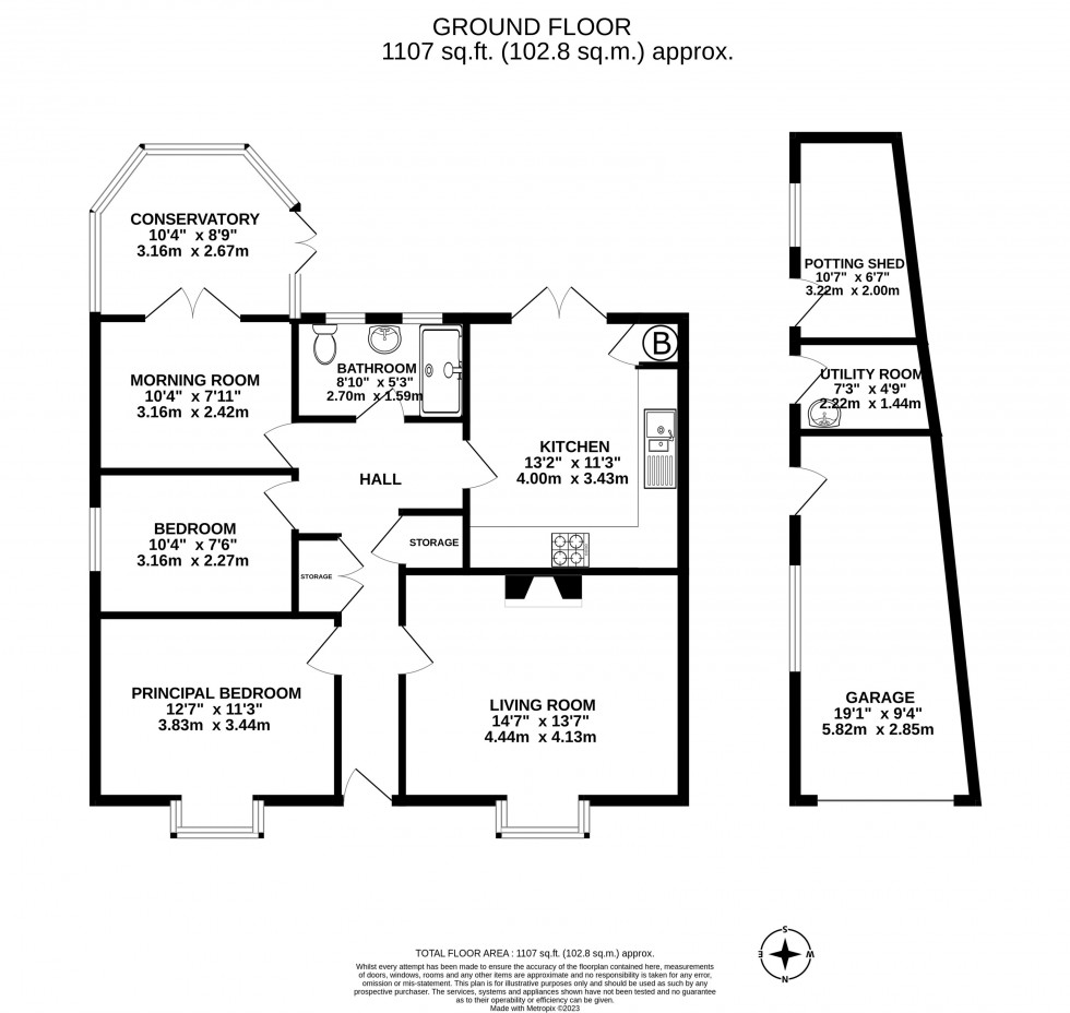 Floorplan for Stockport Road, Thelwall, Warrington
