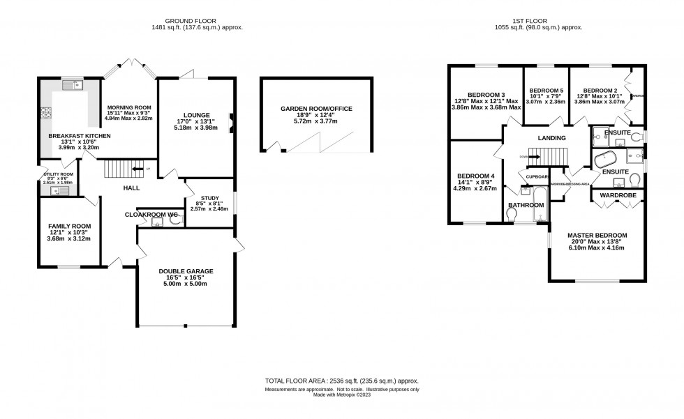 Floorplan for Redshank Drive, Tytherington