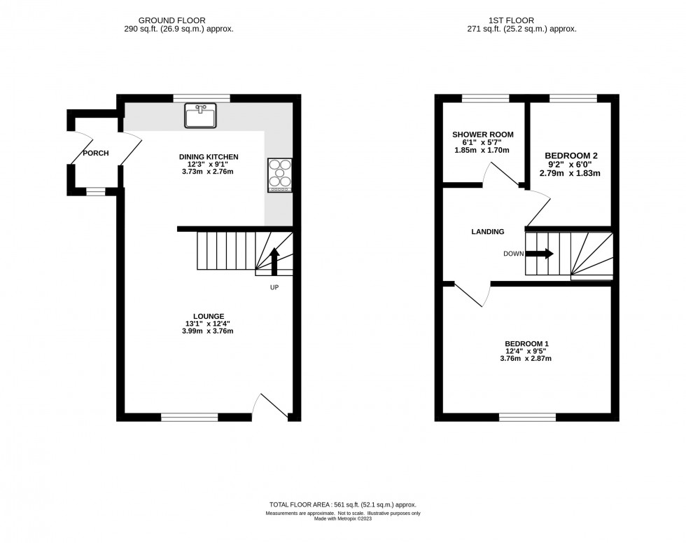 Floorplan for Marple Road, Chisworth