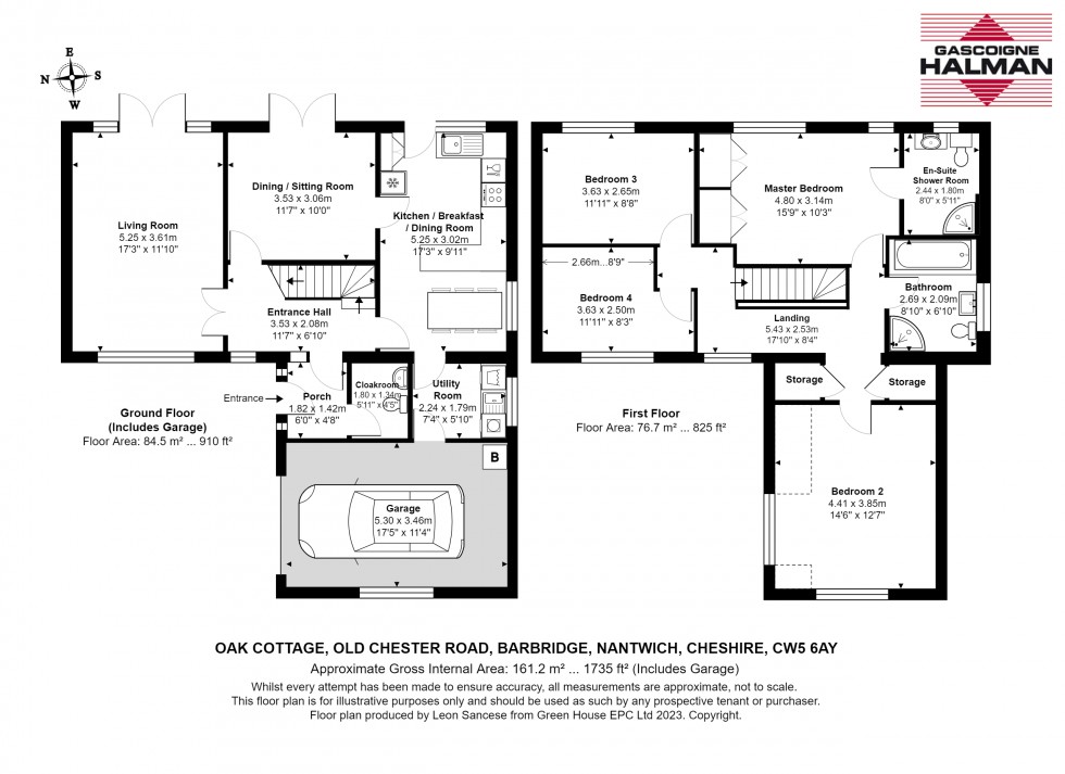 Floorplan for Old Chester Road, Barbridge, Nantwich