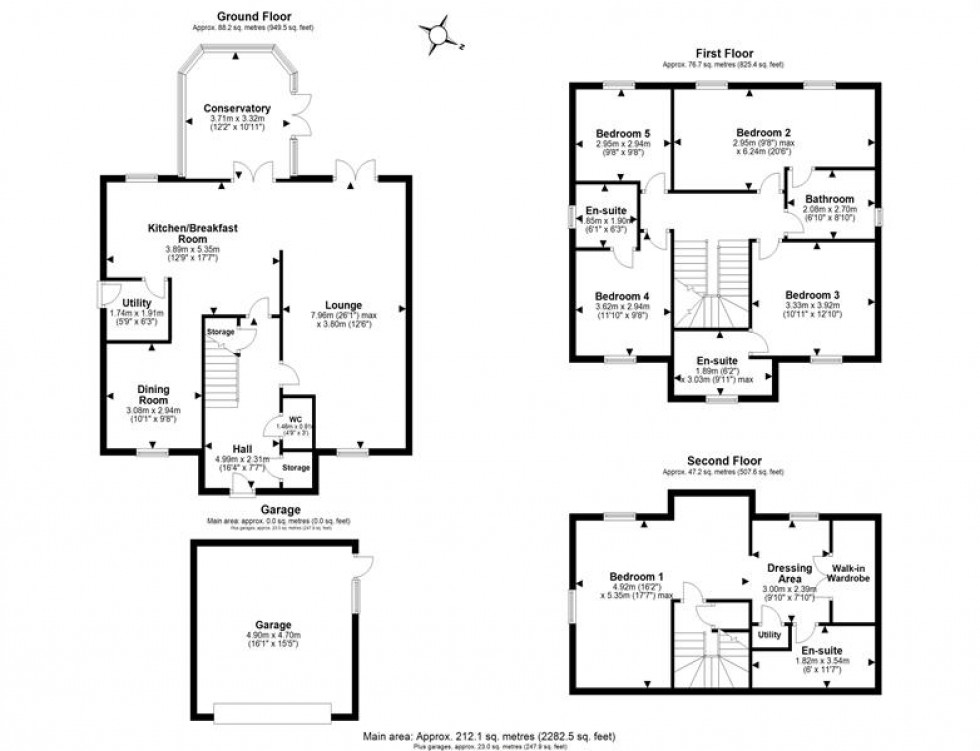 Floorplan for Trinity Gardens, Frodsham