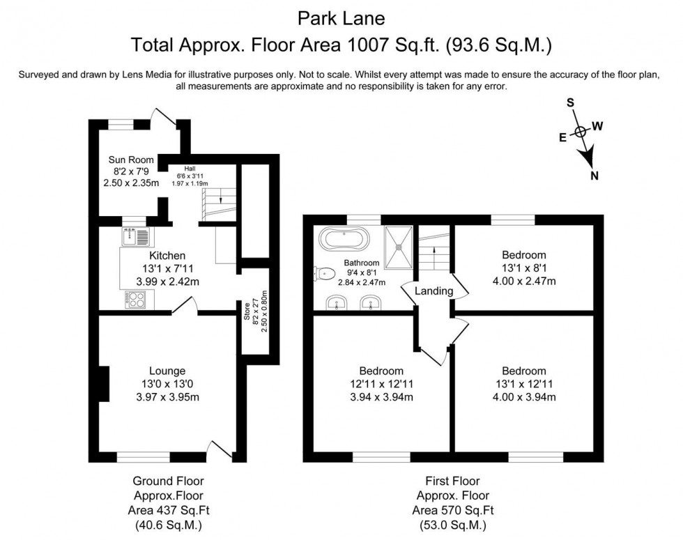 Floorplan for Park Lane, Poynton