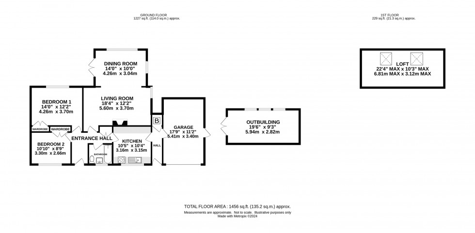 Floorplan for Chapel Lane, Bucklow Hill