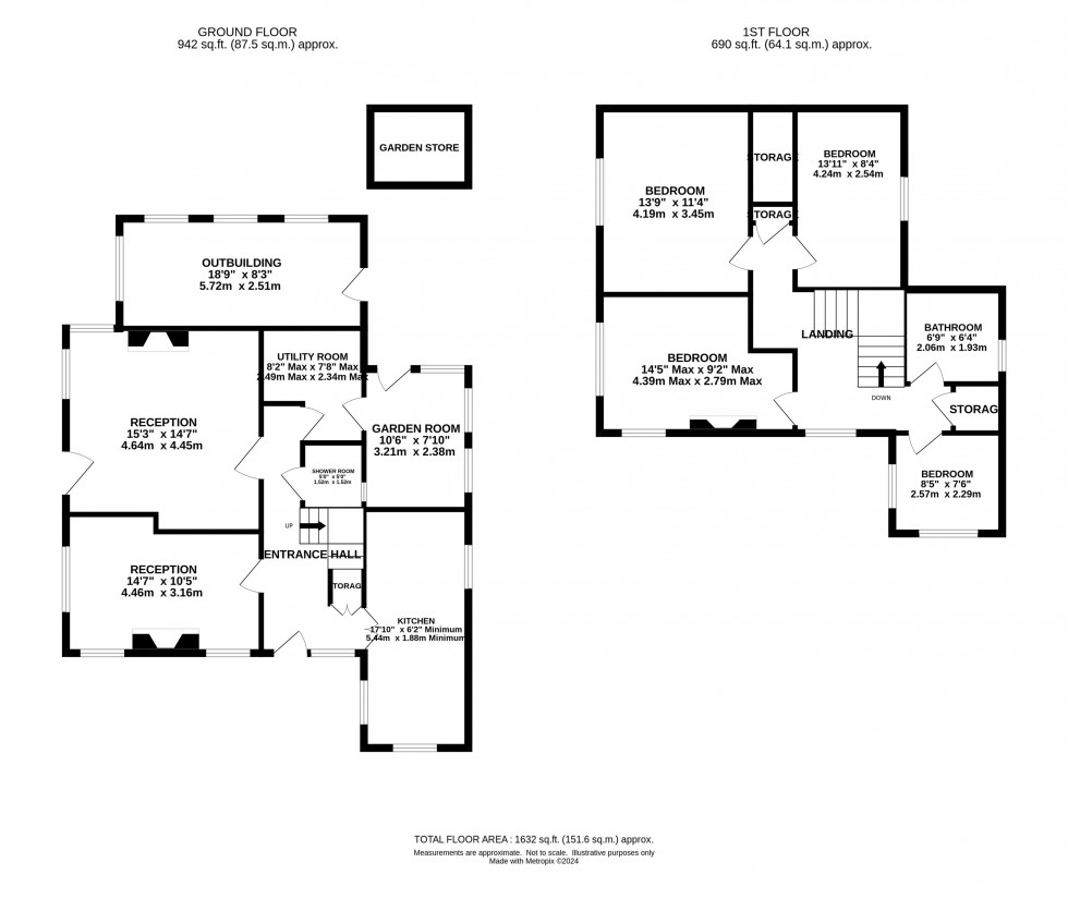 Floorplan for Glossop Road, Marple Bridge, Stockport