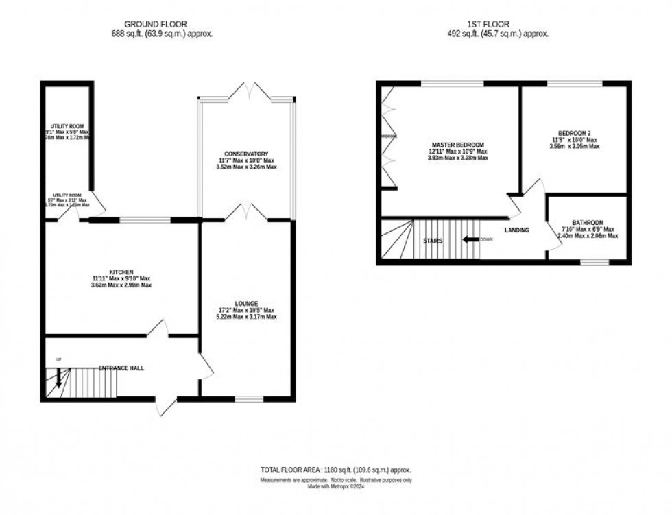 Floorplan for Delamere Drive, Macclesfield