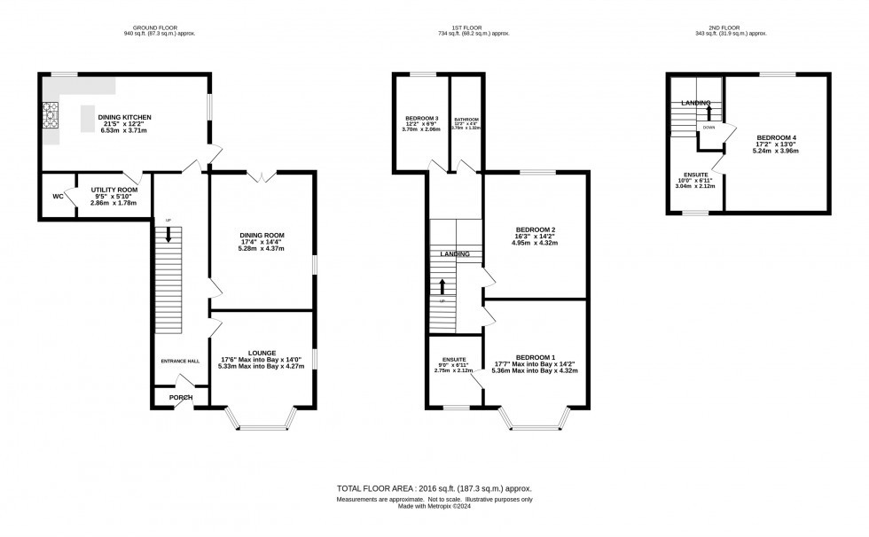 Floorplan for Station Road, Marple