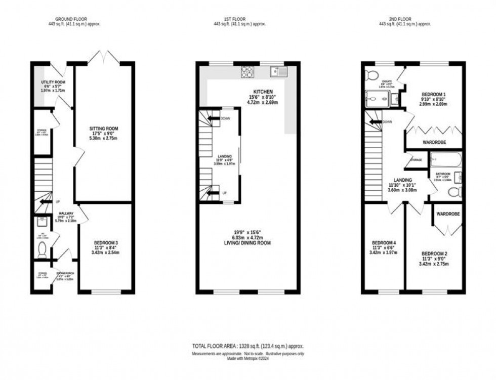 Floorplan for New Barns Avenue, Chorlton