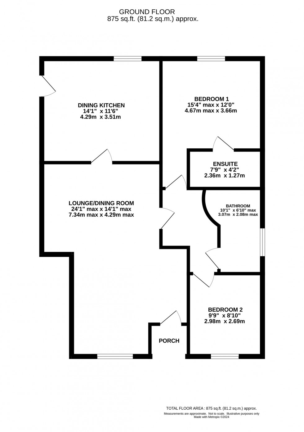 Floorplan for South Street, Alderley Edge