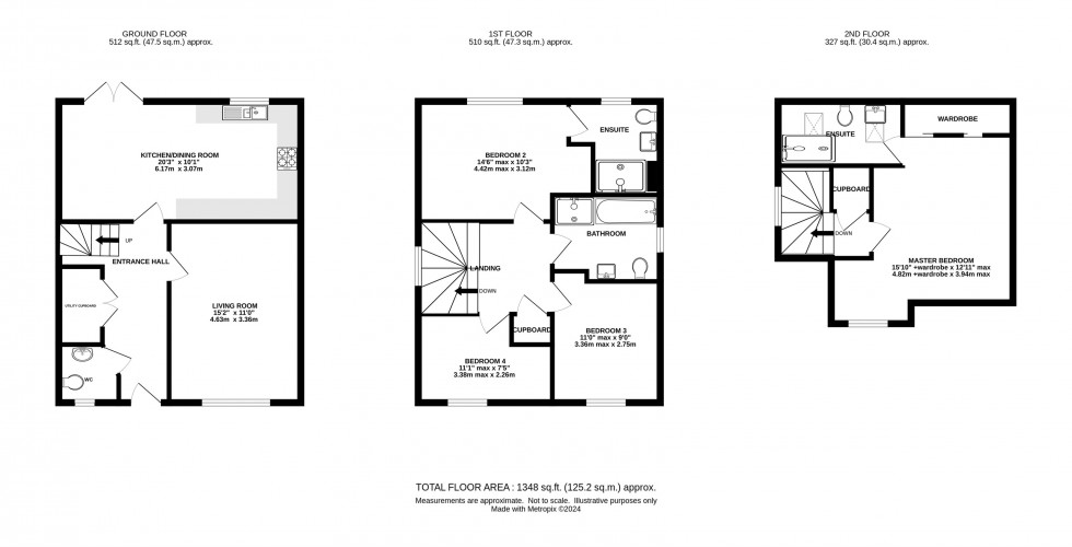 Floorplan for Bluebell Road, Holmes Chapel