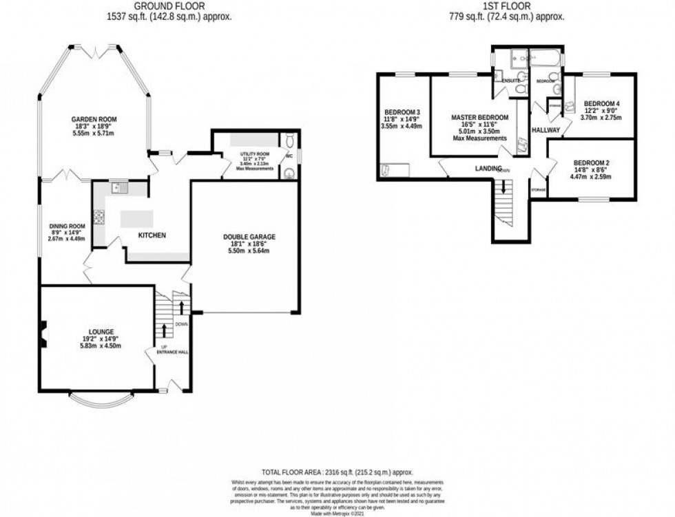 Floorplan for Thorne Close, Prestbury