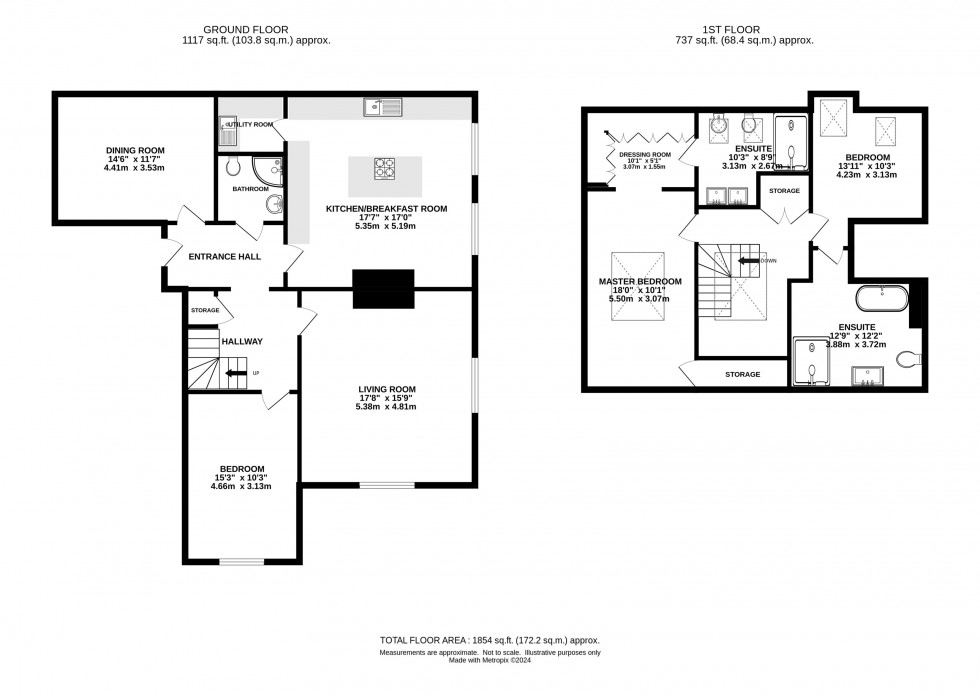 Floorplan for Suffolk Road, Altrincham