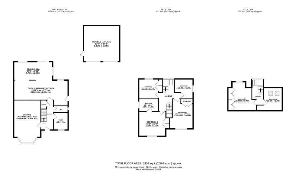 Floorplan for Shepperton Close, Appleton, Warrington