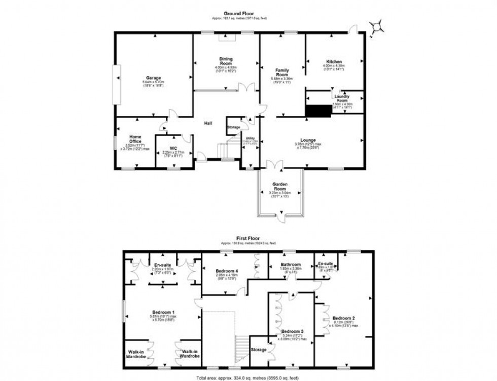 Floorplan for Forest Lane, Norley