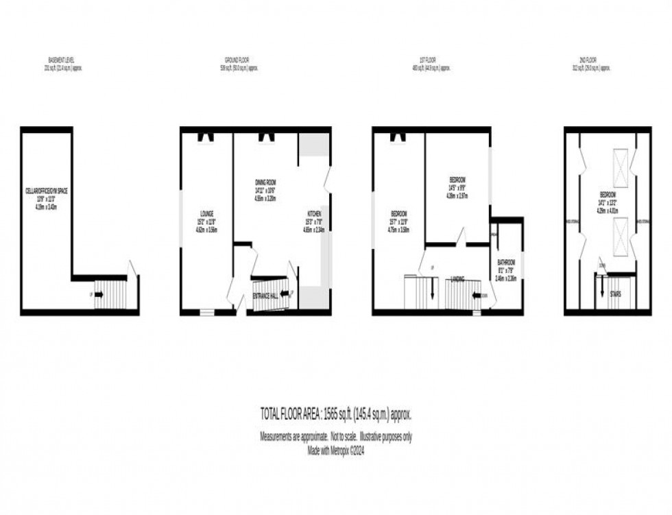 Floorplan for Princess Street, Bollington