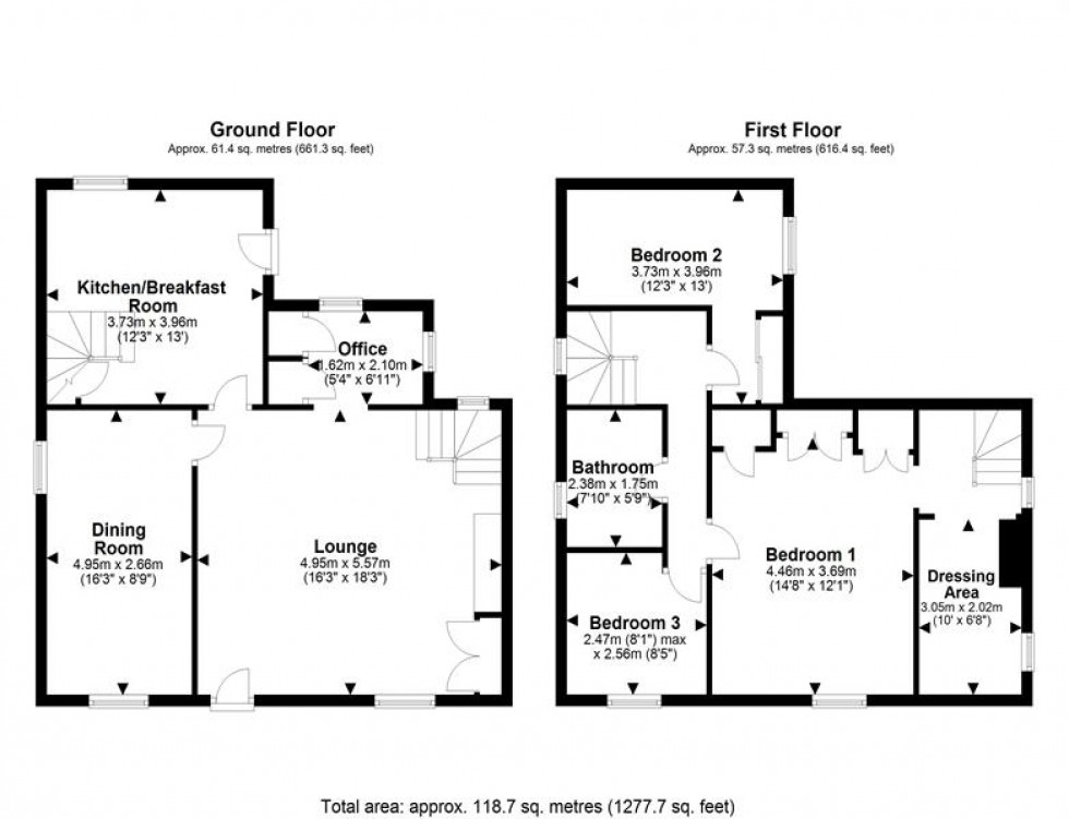 Floorplan for Chester Road, Helsby, Frodsham