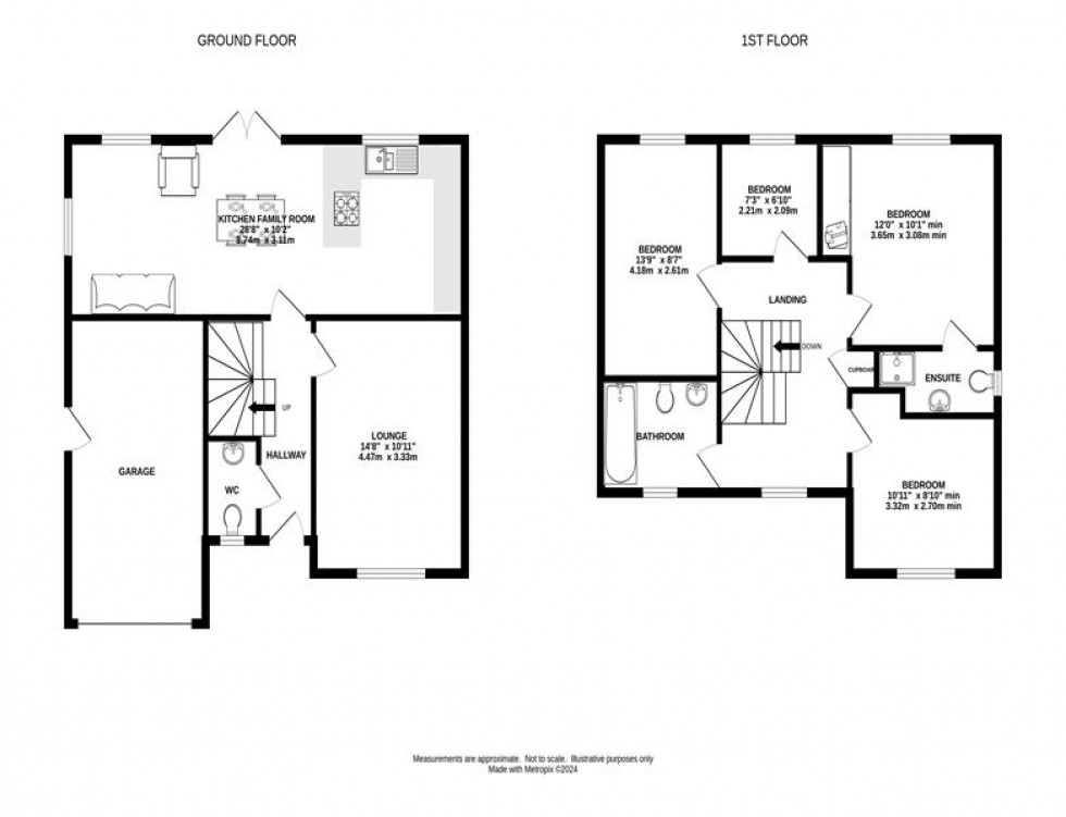 Floorplan for The Rushes, Chapel-En-Le-Frith, High Peak