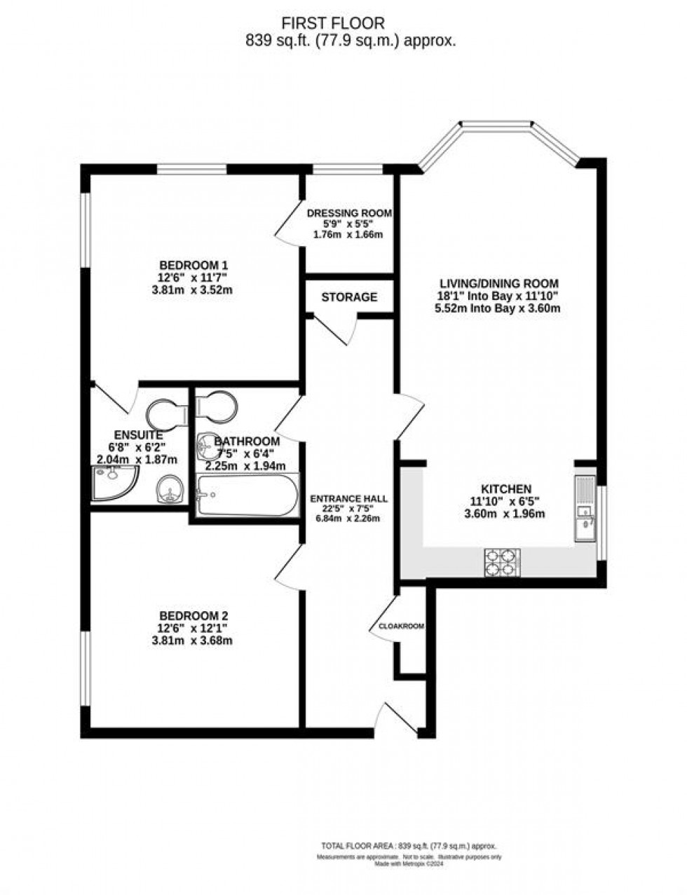 Floorplan for Moorfield Road, Didsbury