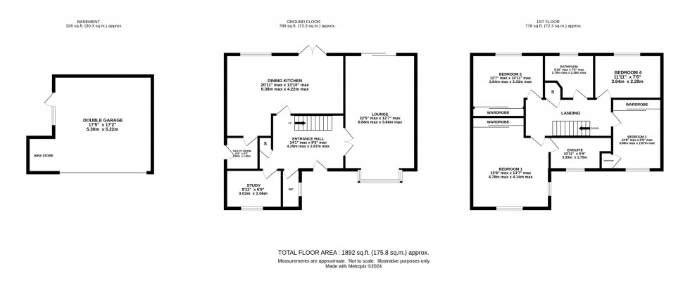 Floorplan for Stoneacre Gardens, Appleton, Warrington