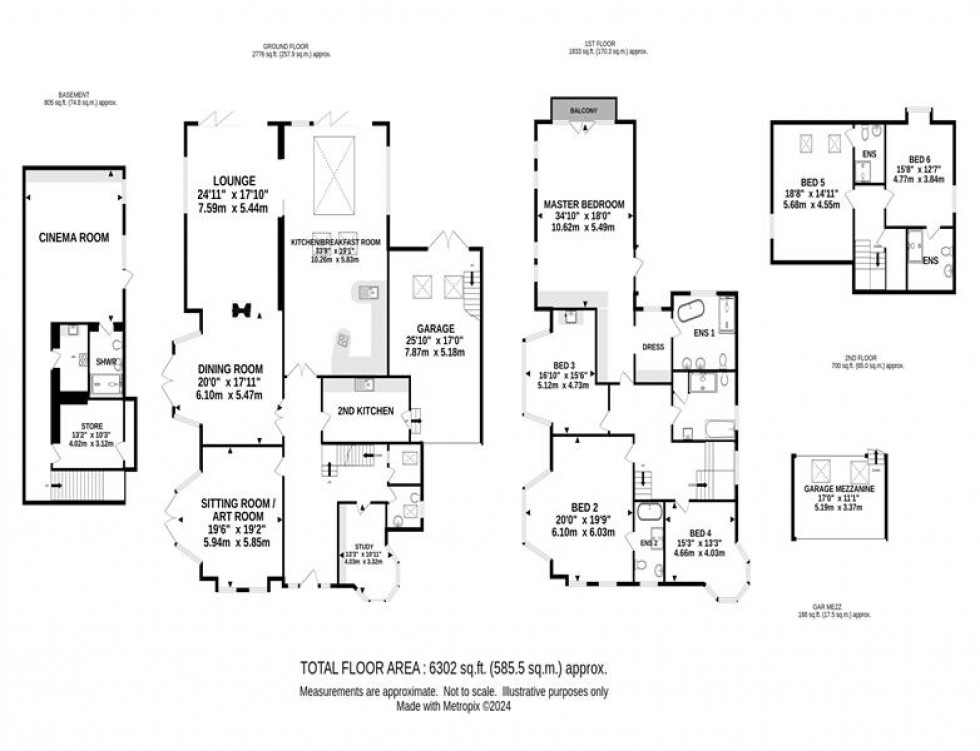 Floorplan for Hargate Drive, Hale, Altrincham