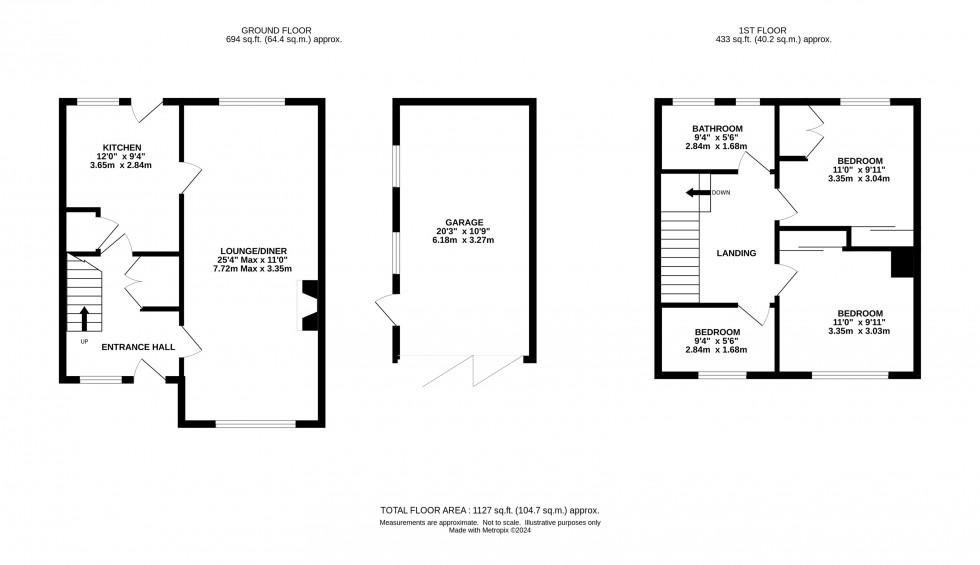 Floorplan for Newlands Road, Stockton Heath, Warrington