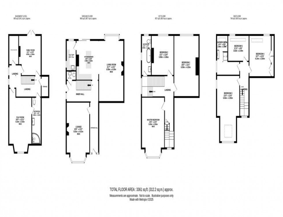 Floorplan for Parsonage Road, Heaton Moor