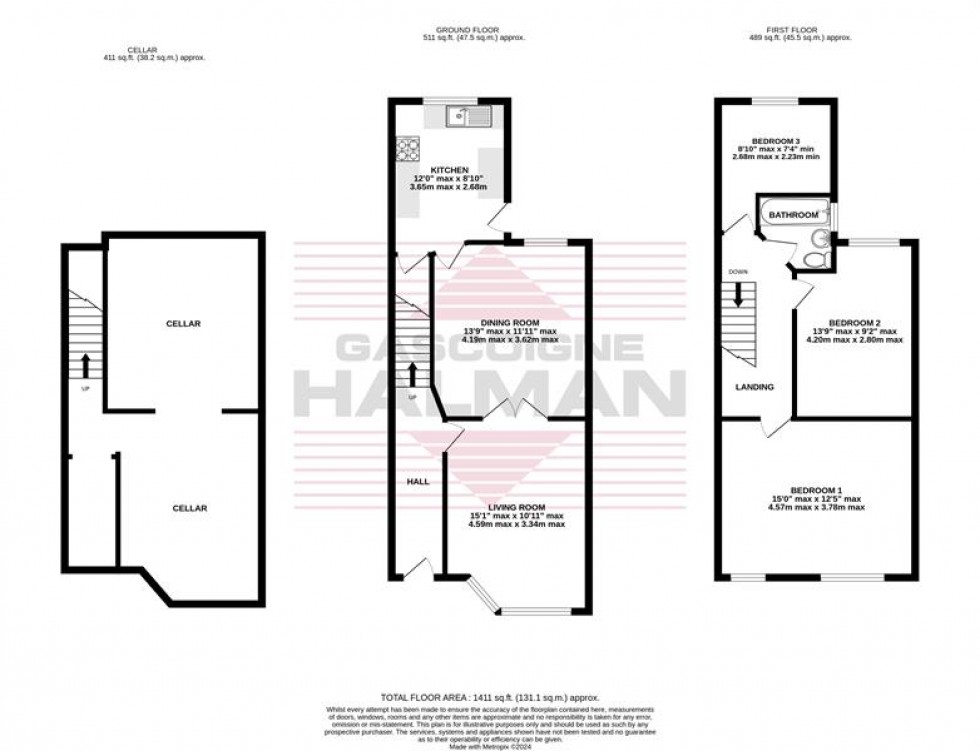 Floorplan for Fox Street, Edgeley, Stockport