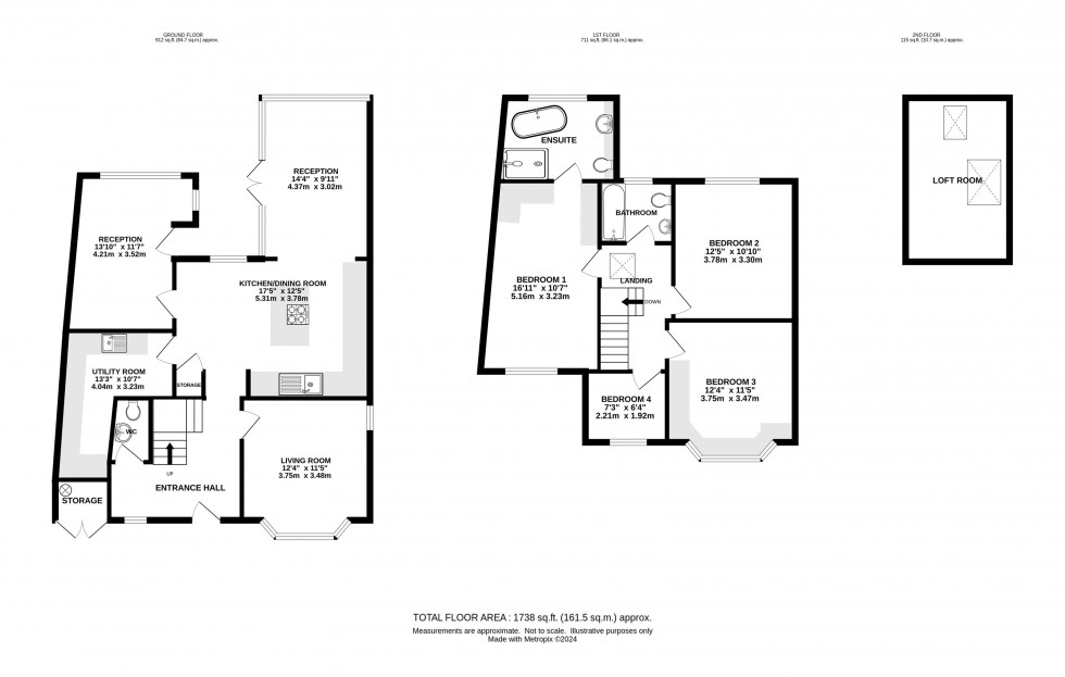 Floorplan for Wilton Drive, Hale Barns, Altrincham