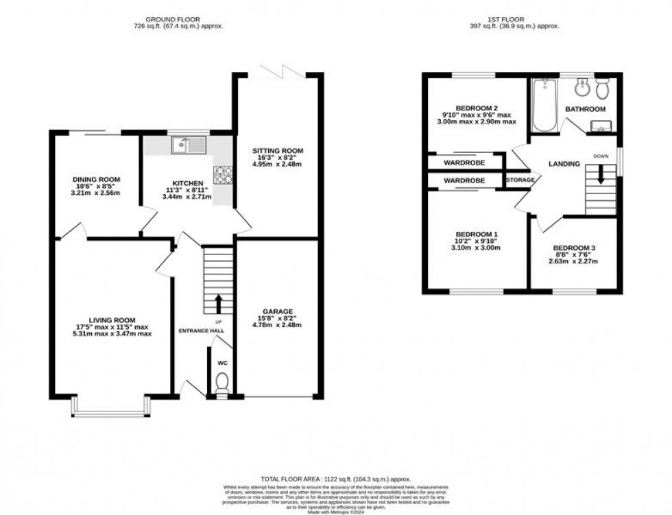 Floorplan for Turnberry Drive, Wilmslow