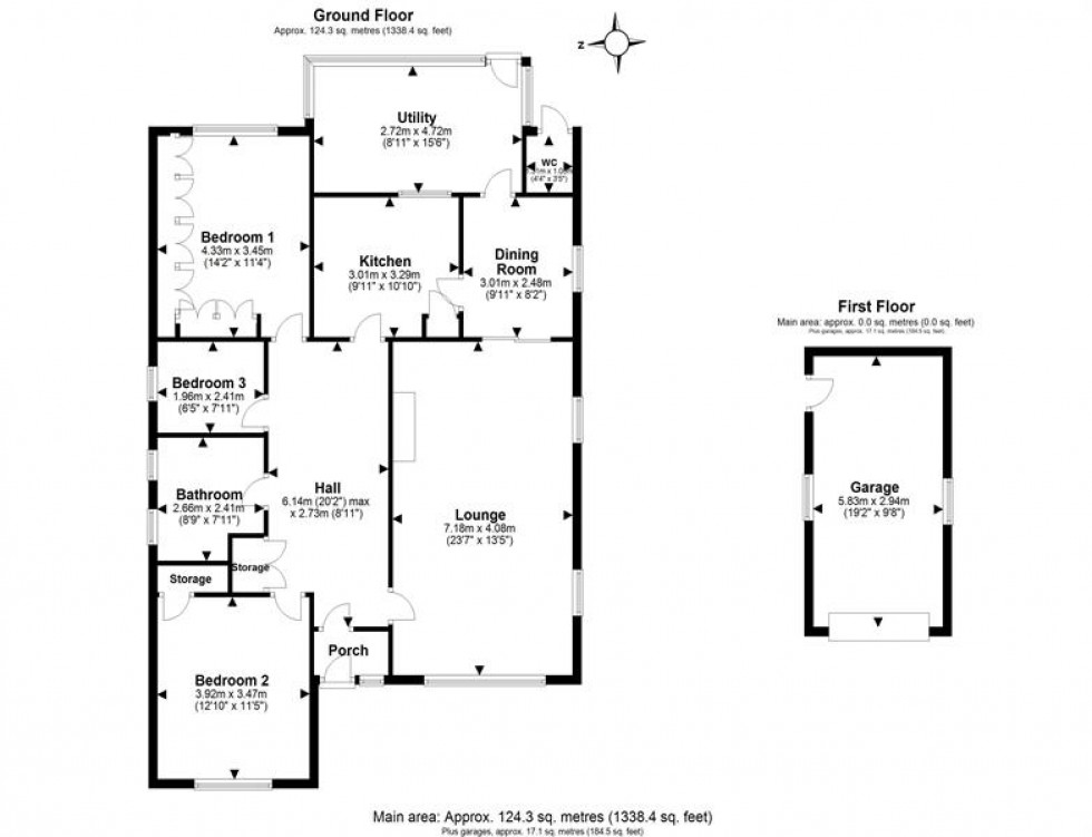 Floorplan for Top Road, Kingsley, Frodsham