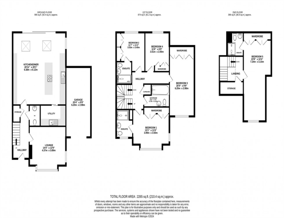 Floorplan for Knutsford Road, Alderley Edge