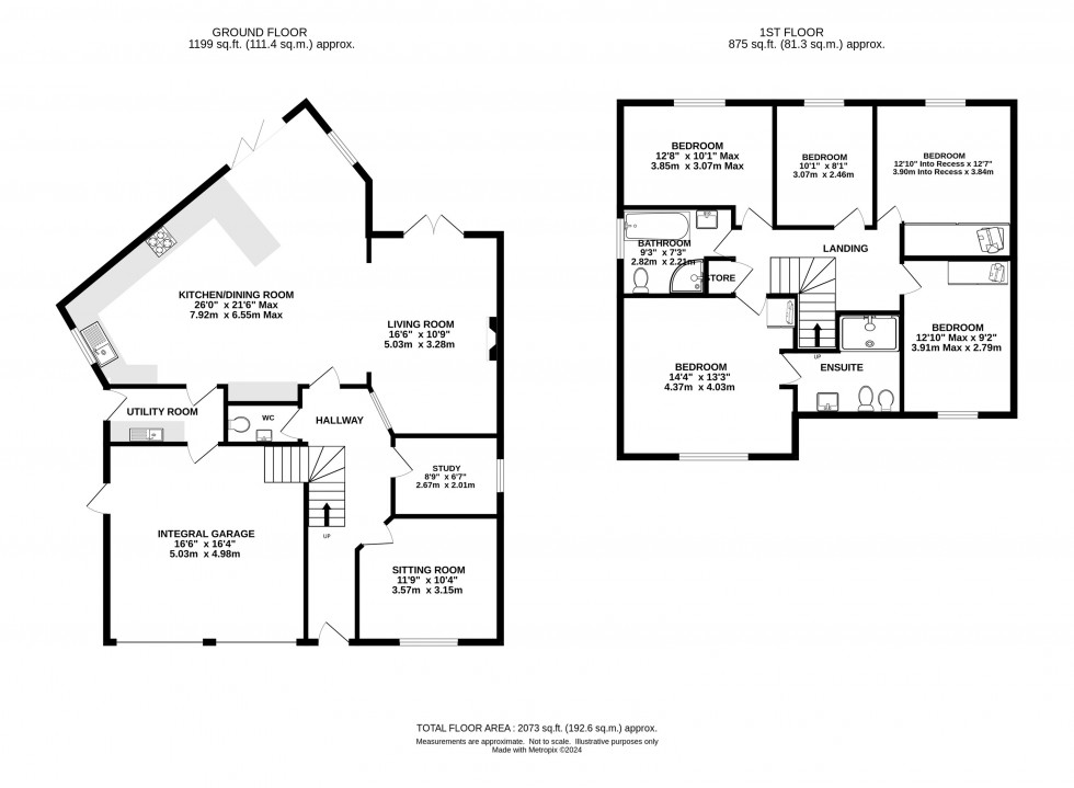 Floorplan for Redshank Drive, Macclesfield