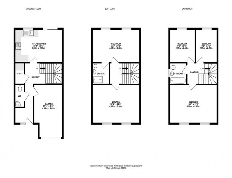 Floorplan for Cherry Tree Court, Chapel-En-Le-Frith, High Peak