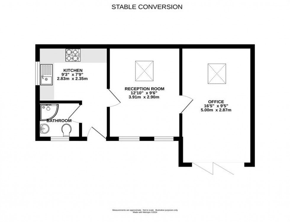 Floorplan for New Smithy, Chinley, High Peak