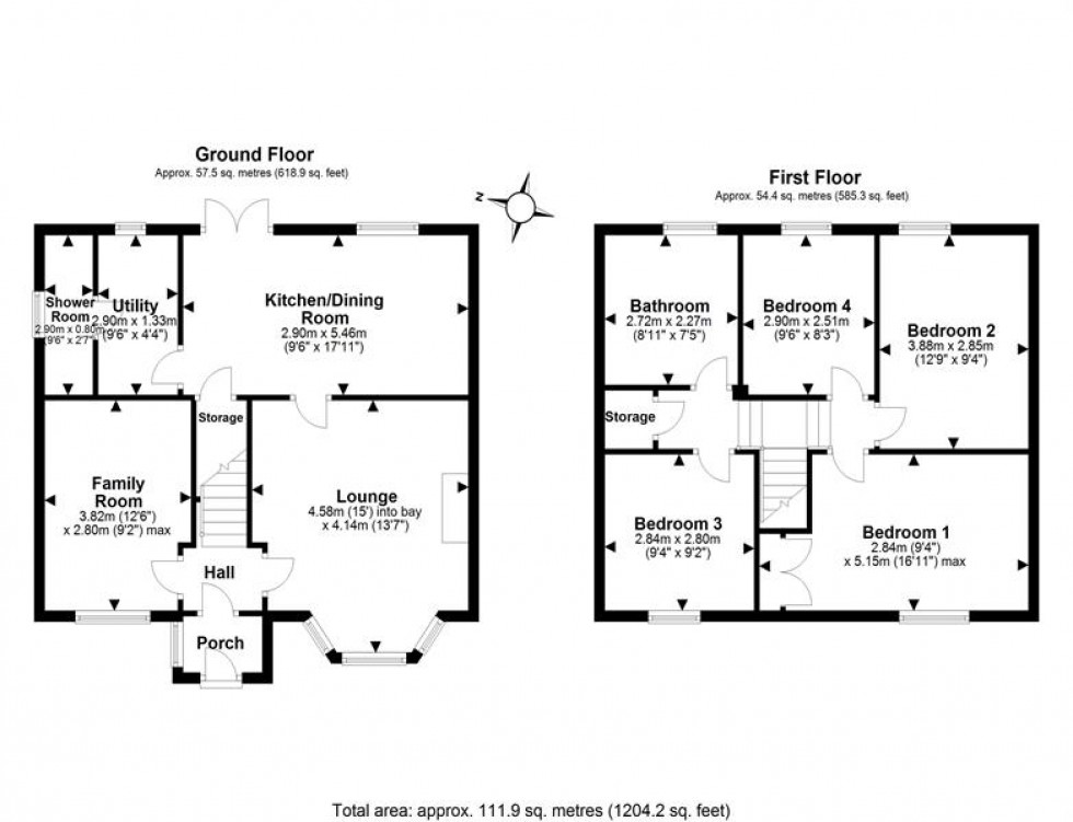 Floorplan for Top Road, Kingsley, Frodsham