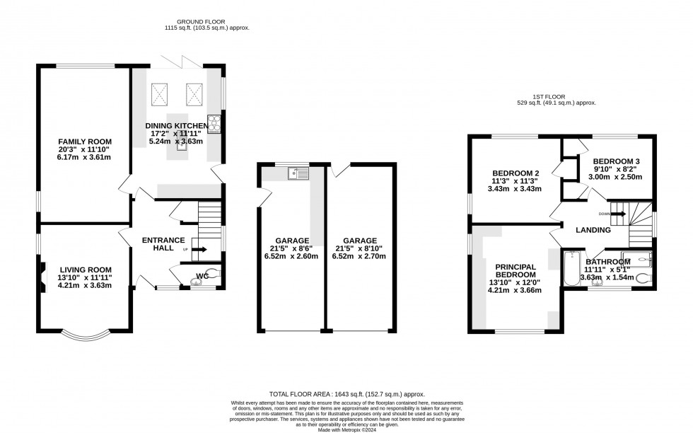 Floorplan for Valley Drive, Handforth