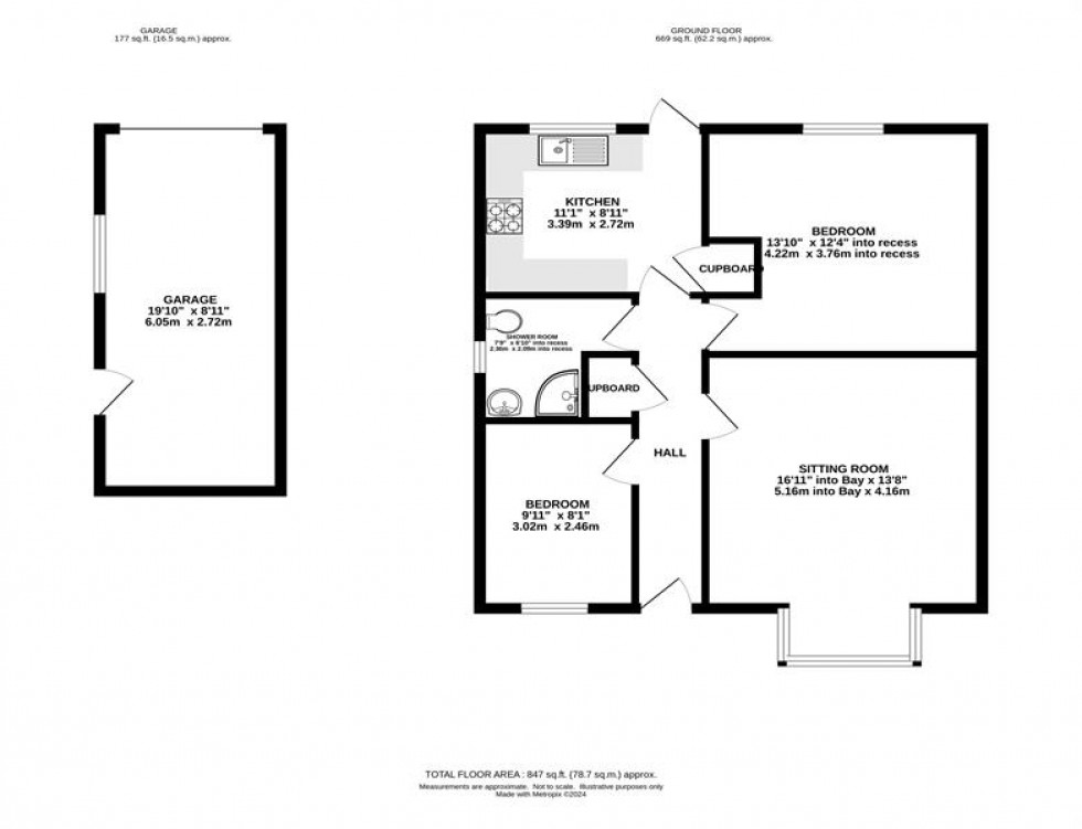 Floorplan for Woodbrook, Whaley Bridge, High Peak