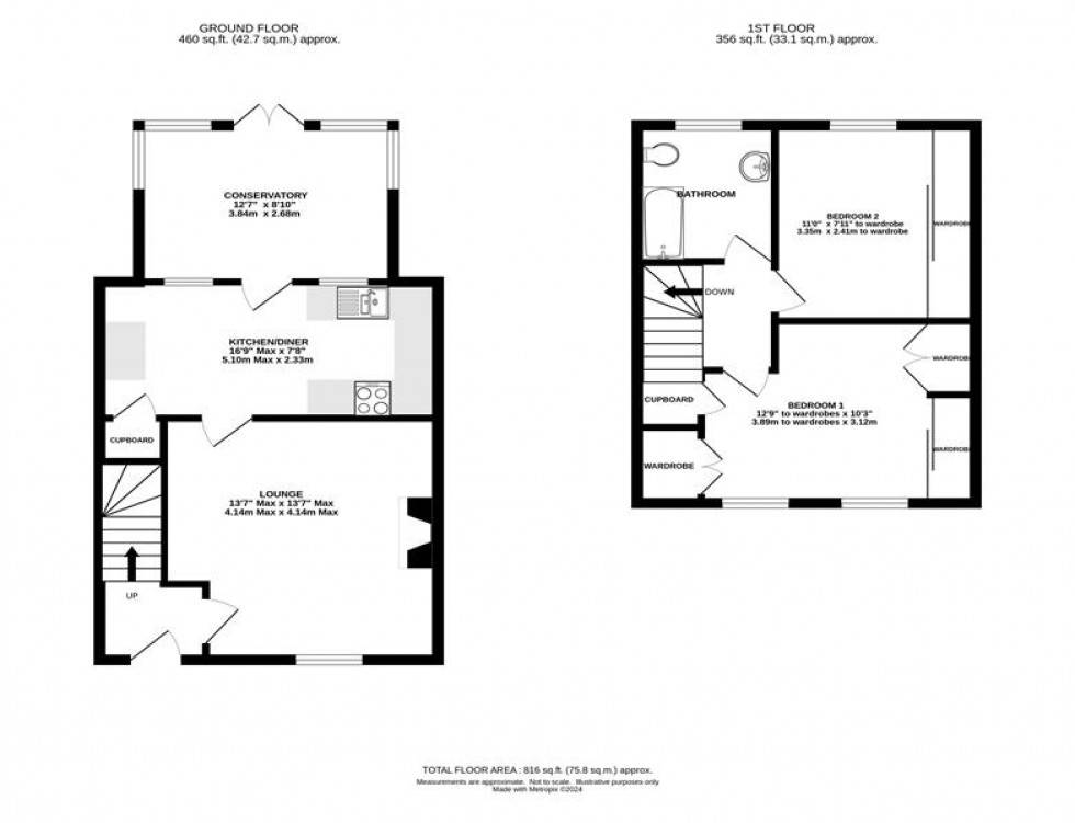 Floorplan for Bessancourt, Holmes Chapel