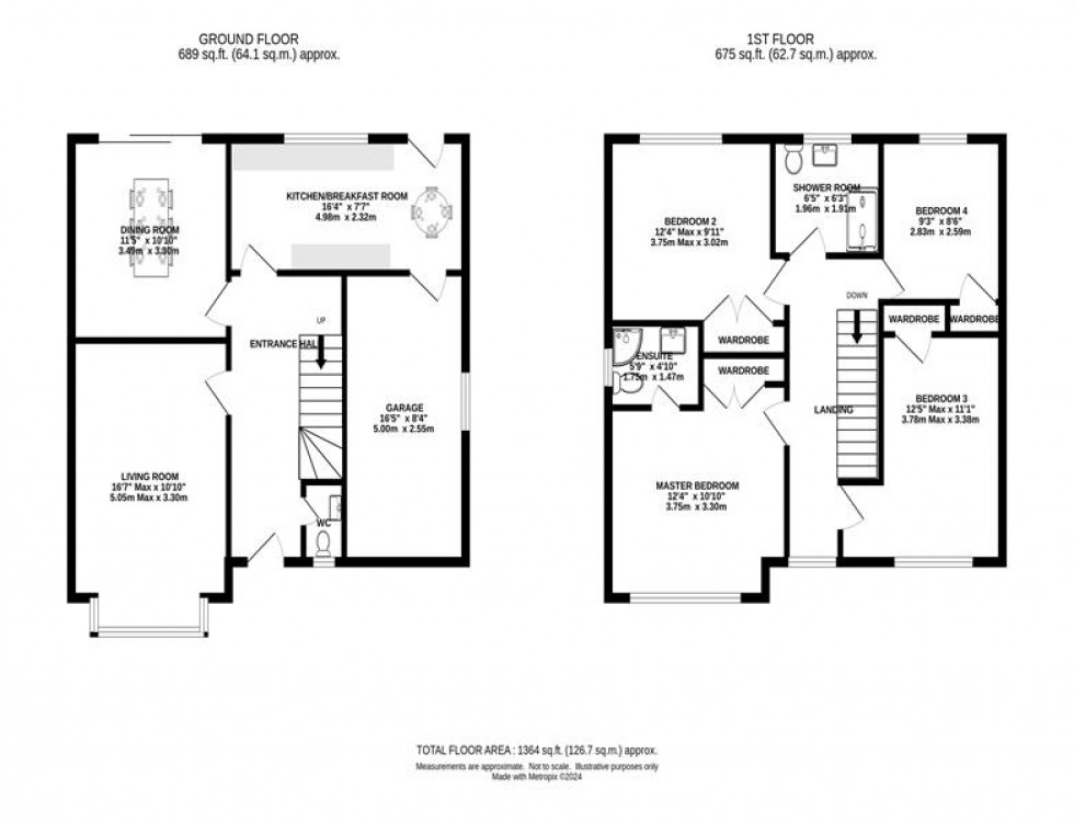 Floorplan for St. Georges Crescent, Timperley, Altrincham