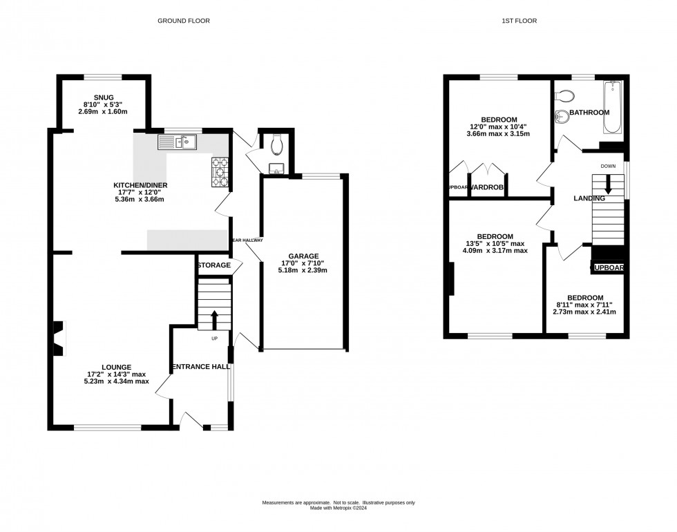 Floorplan for Station Road, Holmes Chapel