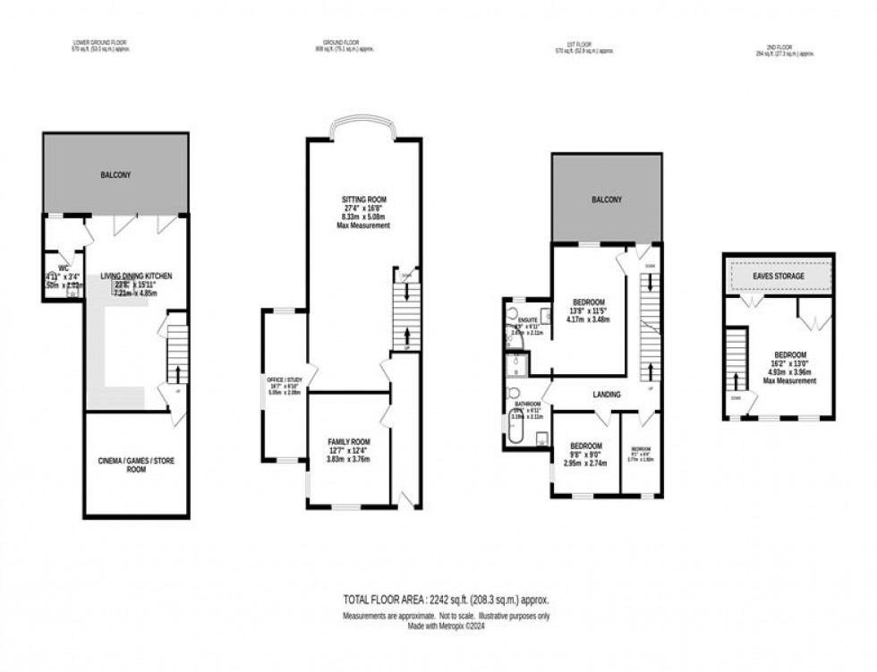 Floorplan for Albion Road, New Mills, High Peak