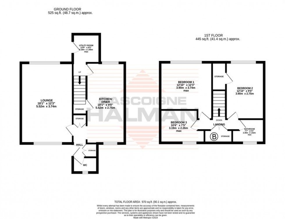 Floorplan for Epsom Avenue, Sale