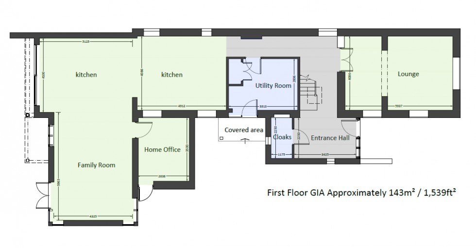 Floorplan for Heath Lane, Great Barrow, Chester