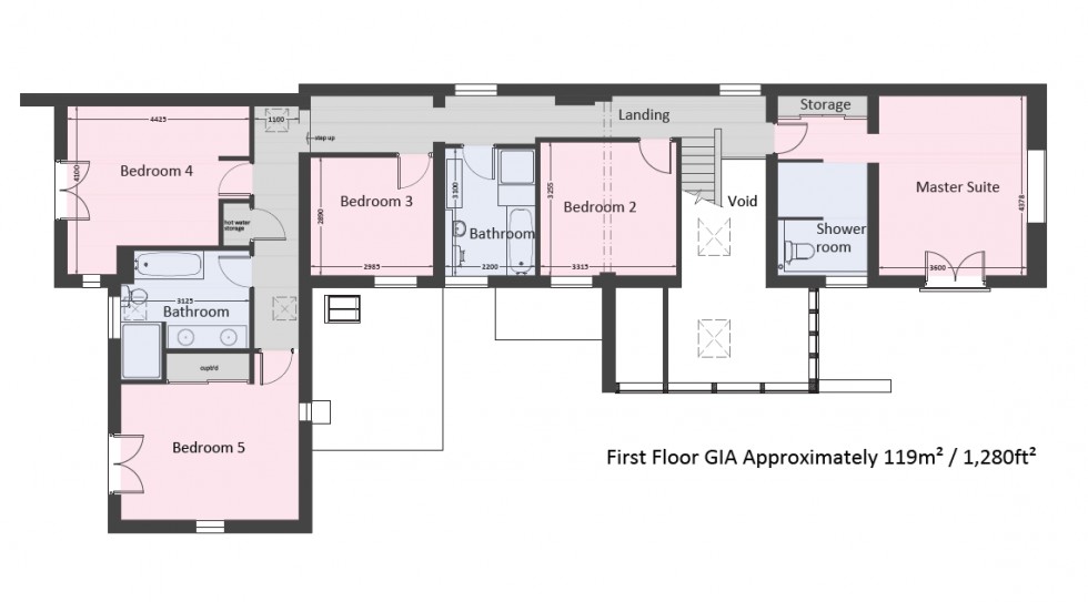 Floorplan for Heath Lane, Great Barrow, Chester