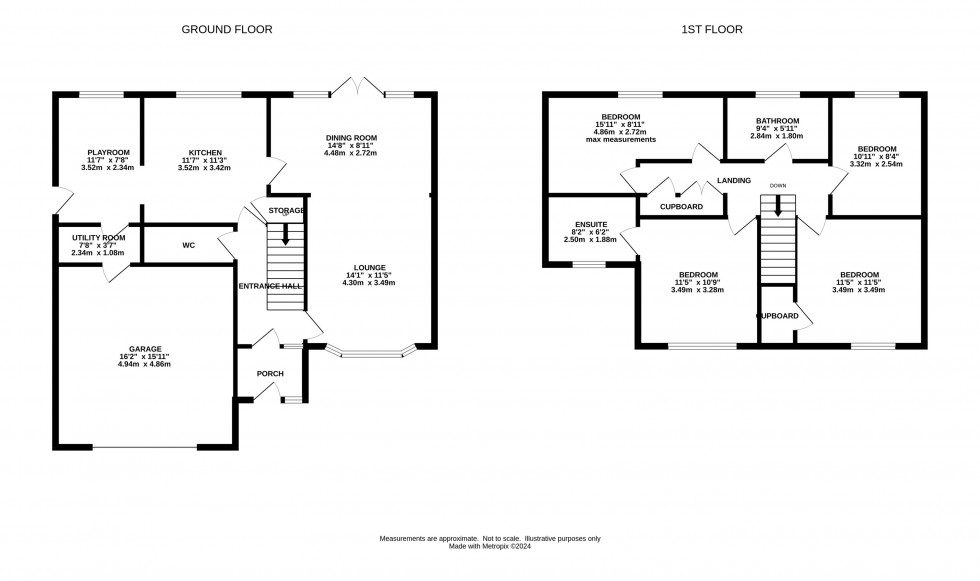 Floorplan for Crompton Close, Marple, Stockport