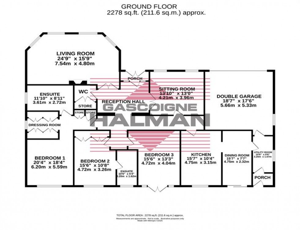 Floorplan for Roseberry, Forbes Park, Bramhall,